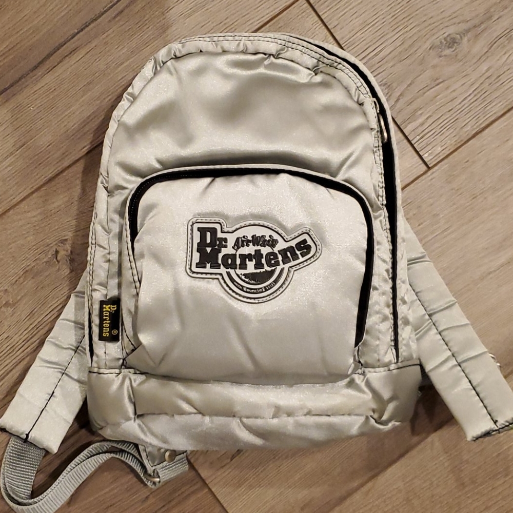 Vintage Air Wair Dr. Martens Silver Small Backpack